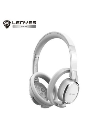 Auriculares Inalámbricos Bluetooth 6.0 Diseño Flotante Open-Back Cancelación de Ruido ENC Batería 20H Plata