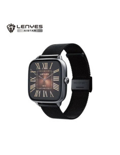 Lenyes AISTAR AI Smartwatch Pantalla HD 1.72" Integración ChatGPT Salud Pro SpO2 y Presión Negro