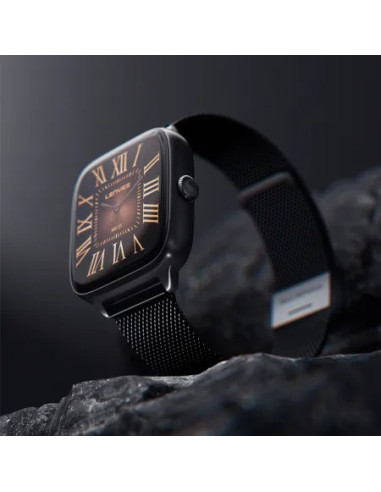 Lenyes AISTAR AI Smartwatch Pantalla HD 1.72" Integración ChatGPT Salud Pro SpO2 y Presión Negro