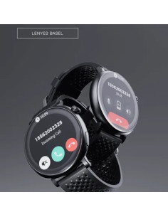 Smartwatch Lenyes BASEL Negro Pantalla AMOLED 1.43" ChatGPT Integrado Llamadas Bluetooth IP68 Negro 2