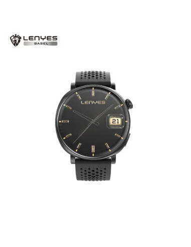 Smartwatch Lenyes BASEL Negro Pantalla AMOLED 1.43" ChatGPT Integrado Llamadas Bluetooth IP68 Negro