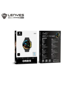 Smartwatch Lenyes ORBIS GPS Pantalla 1.43" AMOLED 1000 Nits GPS Independiente 6 Satélites Sumergible 1ATM Negro 2