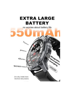 Smartwatch Lenyes VIGOR Pro GPS de Expedición Resistencia 5ATM 550mAh y Ecosistema AI Negro 2