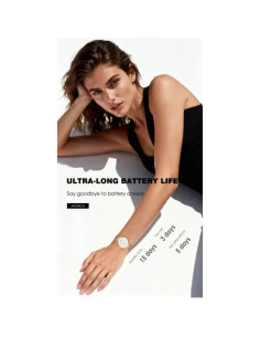 Smartwatch Ultra-Delgado Lenyes Monica Pantalla AMOLED 1.32" Perfil 8mm Bluetooth 5.4 IP68 Gold 2