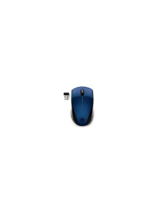 RATON INALAMBRICO HP 220 2.4GHz 1200PPP 3 BOTONES LED AZUL 1600DPI