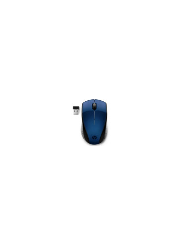 RATON INALAMBRICO HP 220 2.4GHz 1200PPP 3 BOTONES LED AZUL 1600DPI