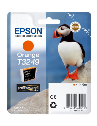 Cartucho Epson T3249 naranja C13T32494010