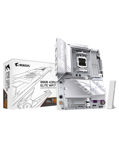 GIGABYTE B850 AORUS ELITE WIFI7 ICE Placa Base - Procesadores AMD