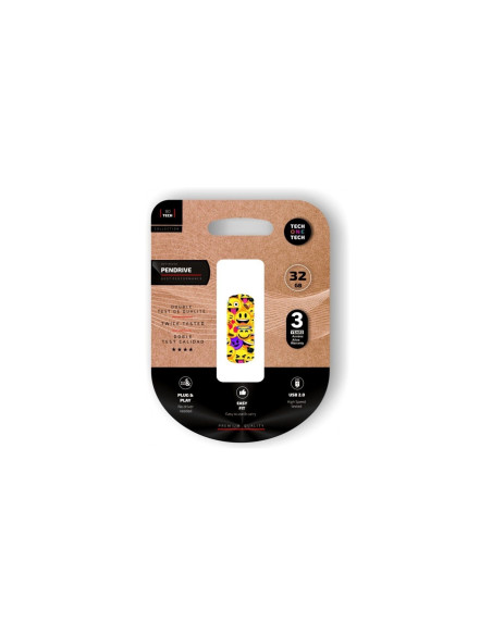 TECH ONE TECH TEC4401-32 unidad flash USB 32 GB USB tipo A 2.0 Multicolor