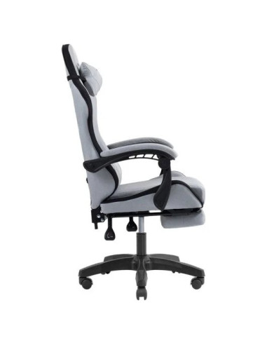 SILLA GAMING MARS GAMING MGC-X ERGONOMICO REPOSAPIES TELA PU SILVER/BLACK