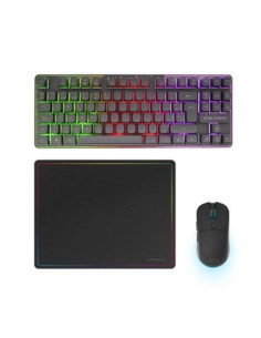 PACK GAMING 3 EN 1 | TECLADO H-MECH | RATÓN RGB | ALFOMBRILLA MARS