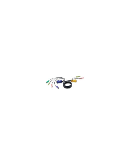 CABLE ATEN PS/2 KVM VGA 3M NEGRO 2L-5303P