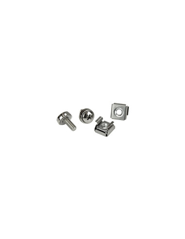 StarTech.com Paquete de 20 Tornillos M5 de 12mm y Tuercas Jaula para