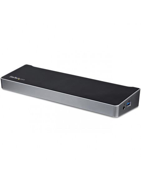 StarTech.com Docking station USB-C para Tres Monitores 4K con 5x