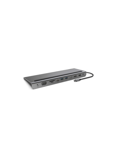 Belkin INC004BTSGY base para portátil y replicador de puertos Alámbrico USB 3.2 Gen 1 (3.1 Gen 1) Type-C Negro, Gris