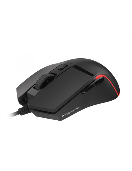 Genesis Krypton 220 Raton gaming usb tipo-a optico 6400dpi negro