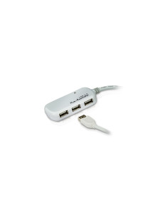 ATEN Cable extensor USB 2.0 de 12 m con hub de cuatro puertos
