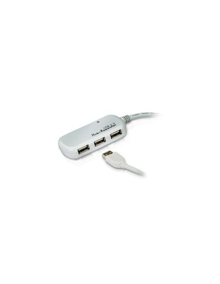 ATEN Cable extensor USB 2.0 de 12 m con hub de cuatro puertos