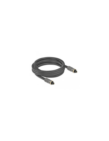 DeLOCK 86985 cable de audio 3 m TOSLINK Antracita