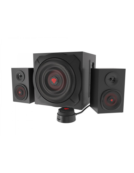GENESIS Helium 610BT 60 W Negro, Rojo 2.1 canales