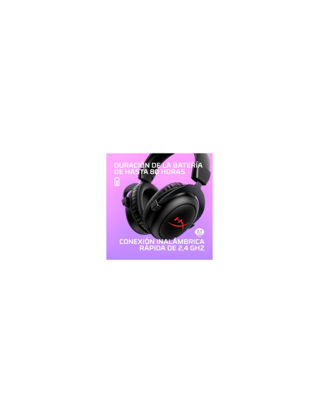 HyperX Auriculares gaming inalámbricos Cloud II Core