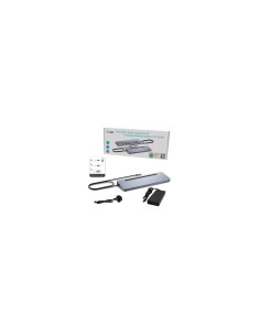 i-tec USB-C Metal Ergonomic 3x 4K Display Docking Station + Power 2