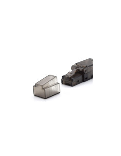 WP WPC-MDP-88-6AUP-TL conector RJ-45 Negro, Translúcido