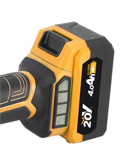 RADIAL 115MM S/CARBONES 20V | BATERIA 4AH BLIM