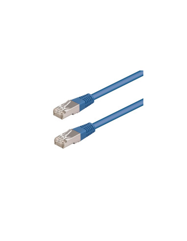 WP WPC-PAT-5F005B cable de red Azul 0,5 m Cat5e F/UTP (FTP)