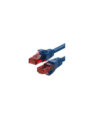 WP WPC-PAT-6U002B cable de red Azul, Rojo 0,2 m Cat6 U/UTP (UTP)