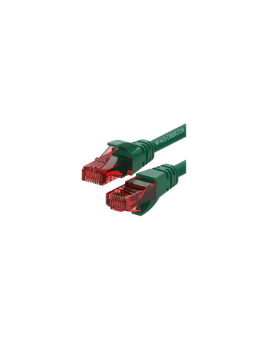 WP WPC-PAT-6U002G cable de red Negro, Verde 5 m Cat6 U/UTP (UTP)
