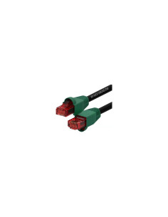 WP WPC-PAT-6U030BL-O cable de red Negro, Verde, Rojo 3 m Cat6 U/UTP (UTP)