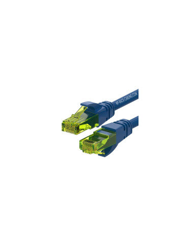 WP WPC-PAT-6AU002B cable de red Azul, Verde 0,2 m Cat6a U/UTP (UTP)