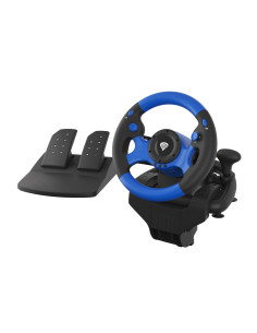 GENESIS Seaborg 350 Negro, Azul USB Volante + Pedales Nintendo