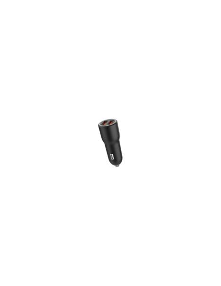 Gembird TA-UC-A2QC36-CAR-01 cargador de dispositivo móvil Teléfono móvil, Smartphone Negro Encendedor de cigarrillos Carga rápid
