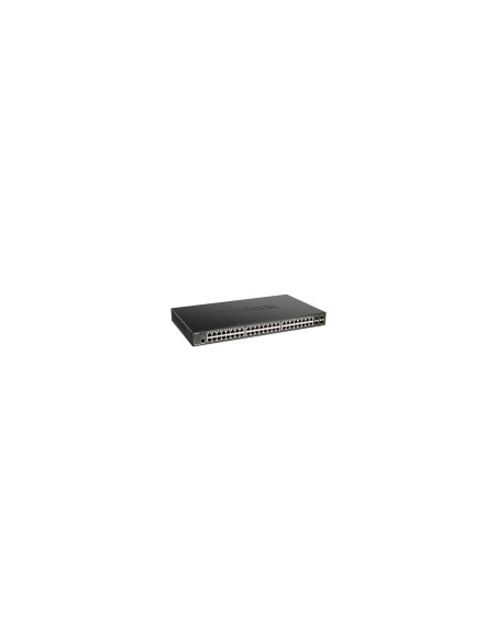 D-Link DGS-1250-52XMP Gestionado L3 Energía sobre Ethernet (PoE) Negro