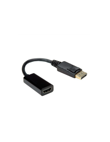 VALUE 12.99.3138 adaptador de cable de vídeo 0,15 m DisplayPort HDMI tipo A (Estándar) Negro