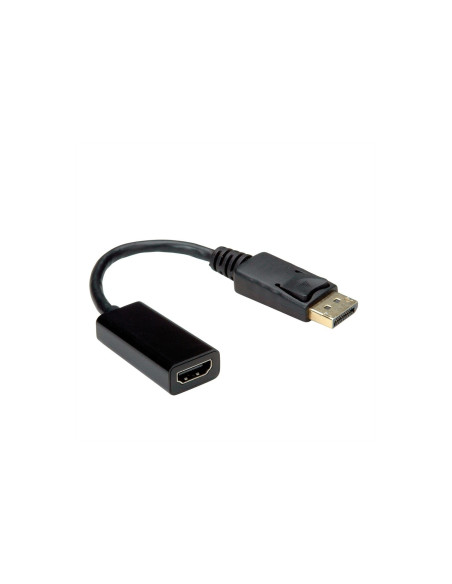 VALUE 12.99.3138 adaptador de cable de vídeo 0,15 m DisplayPort HDMI tipo A (Estándar) Negro