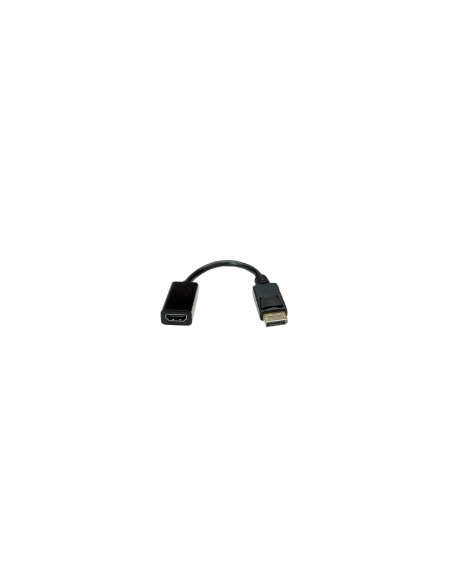 VALUE 12.99.3138 adaptador de cable de vídeo 0,15 m DisplayPort HDMI tipo A (Estándar) Negro