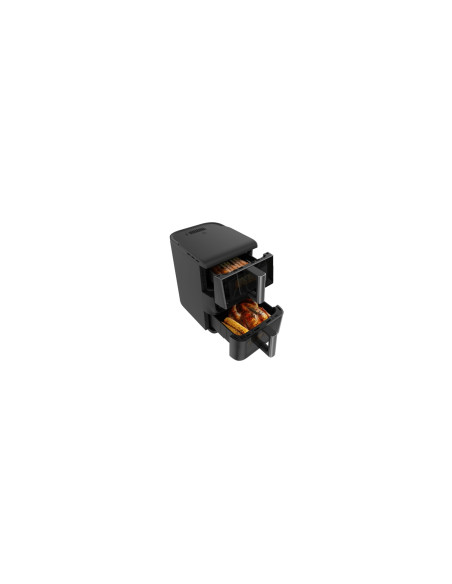 Cecotec Cecofry DuoLevel 10000 DuoSize Window Doble 10 L Independiente 2000 W Freidora de aire caliente Negro