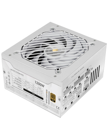 Mars Gaming MPB1200PSIW unidad de fuente de alimentación 1200 W Blanco