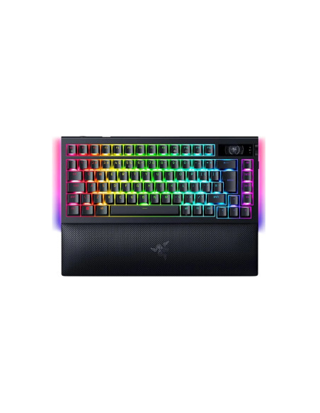 Razer BlackWidow V4 Pro teclado Juego USB + RF Wireless + Bluetooth QWERTY Internacional de EE.UU. Negro