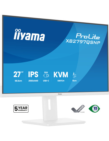iiyama ProLite XB2797QSNP-W1 pantalla para PC 68,6 cm (27") 2560 x