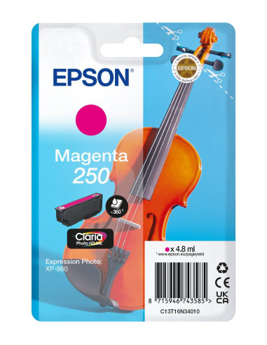 Epson 250 Violin Claria Photo HD cartucho de tinta 1 pieza(s)
