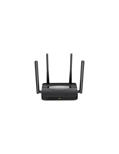Mercusys MR25BE router inalámbrico Gigabit Ethernet Doble banda (2,4 GHz / 5 GHz) Negro