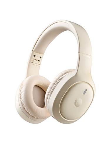 NGS Artica Tempest Beige Auriculares Inalámbrico y alámbrico Diadema