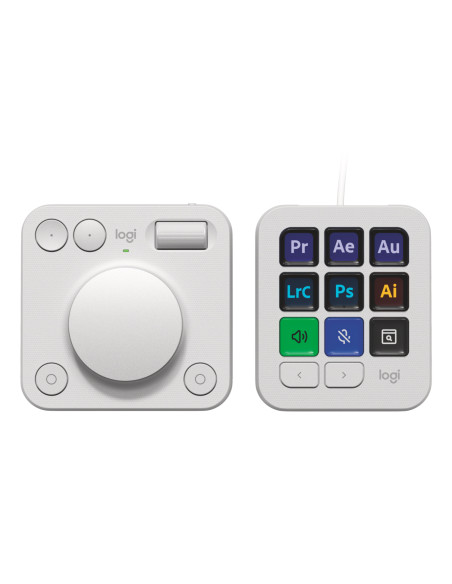 Logitech MX Creative Console, keypad programable con 9 teclas LCD