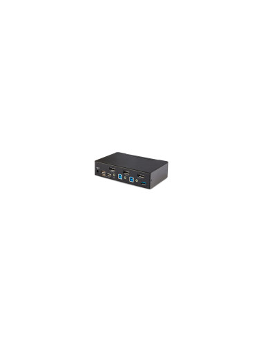 StarTech.com Switch Conmutador KVM DisplayPort de 2 Puertos -