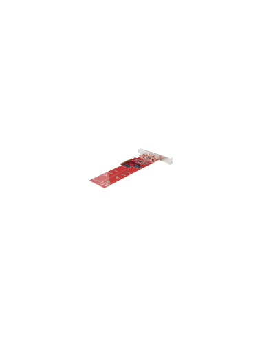StarTech.com Tarjeta PCIe Adaptadora para 2 SSDs M.2, PCI Express x8