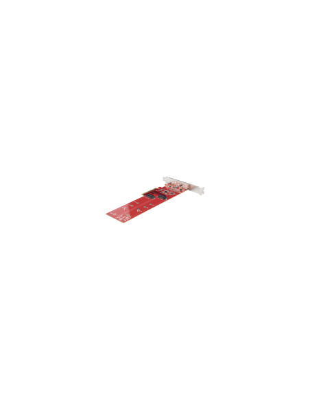 StarTech.com Tarjeta PCIe Adaptadora para 2 SSDs M.2, PCI Express x8